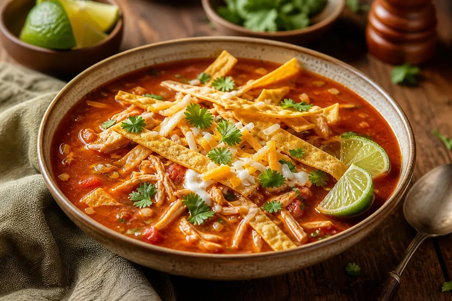 Image for: Hearty Chicken Tortilla Soup