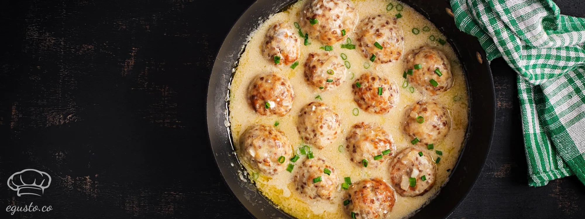 Image for:  Meatballs With Creamy Sauce