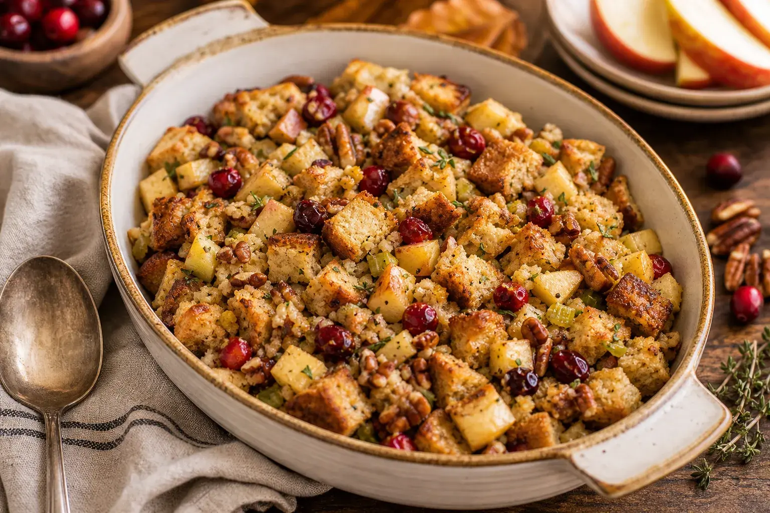 Image for: Apple Cranberry Pecan Stuffing Recipe