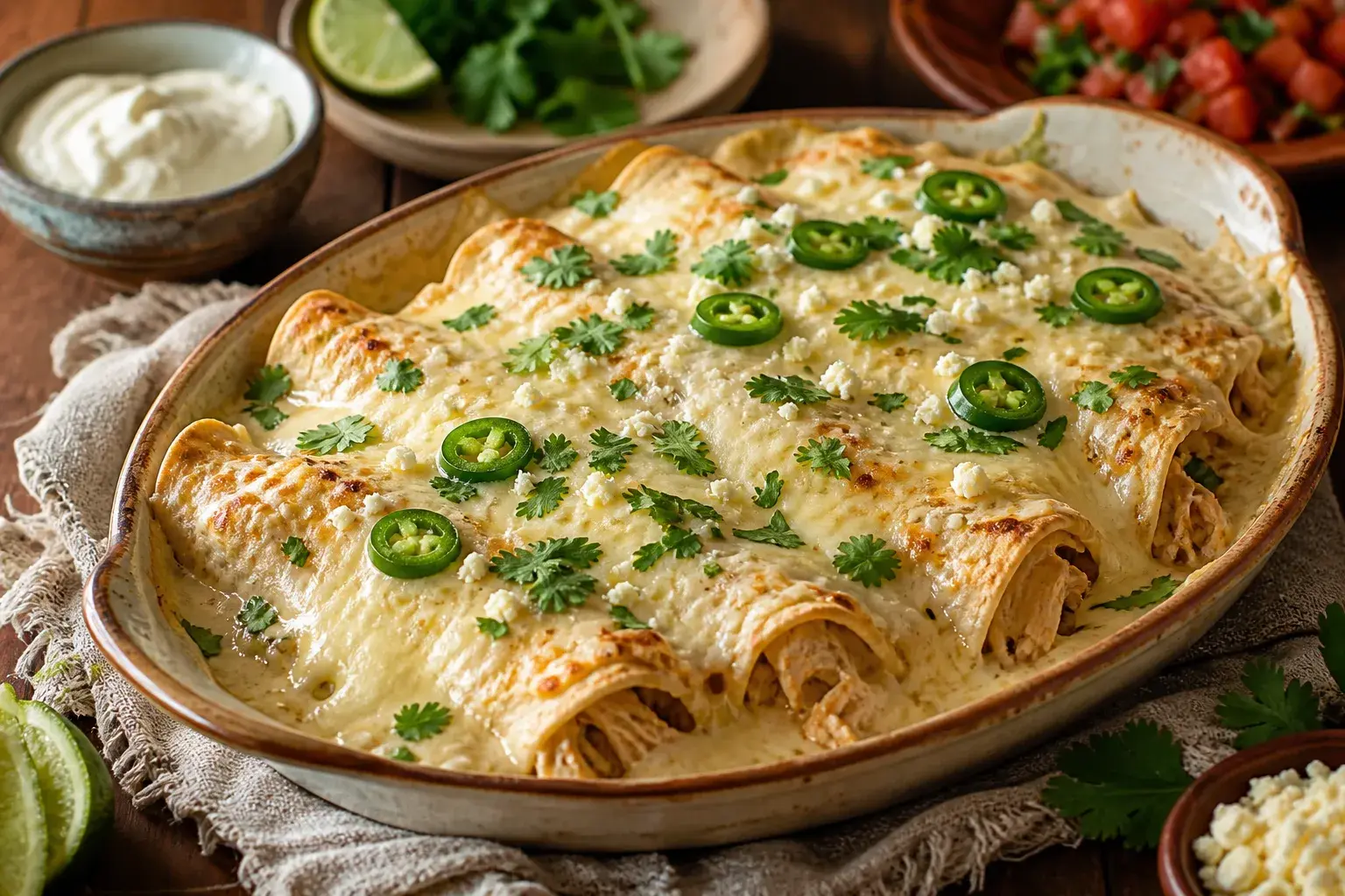 Image for: Chicken Enchiladas With Red Chile Sauce