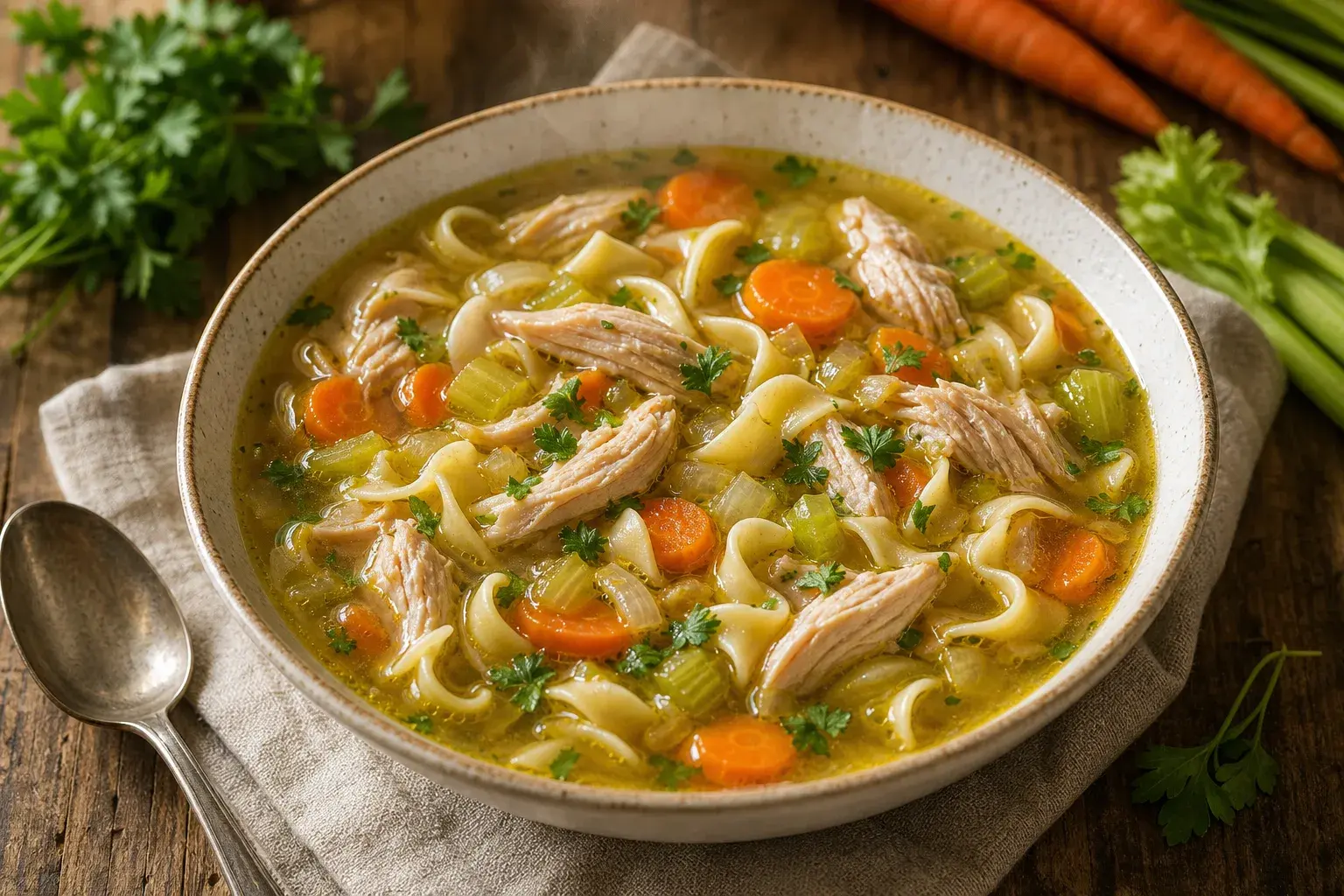 Image for: Savory Chicken Noodle Soup