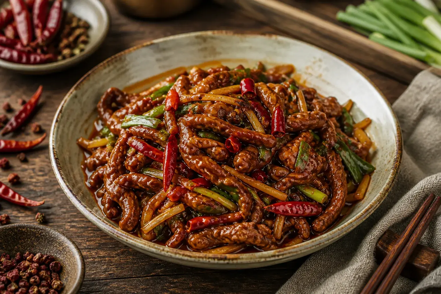 Image for: Szechuan Spicy Shredded Beef