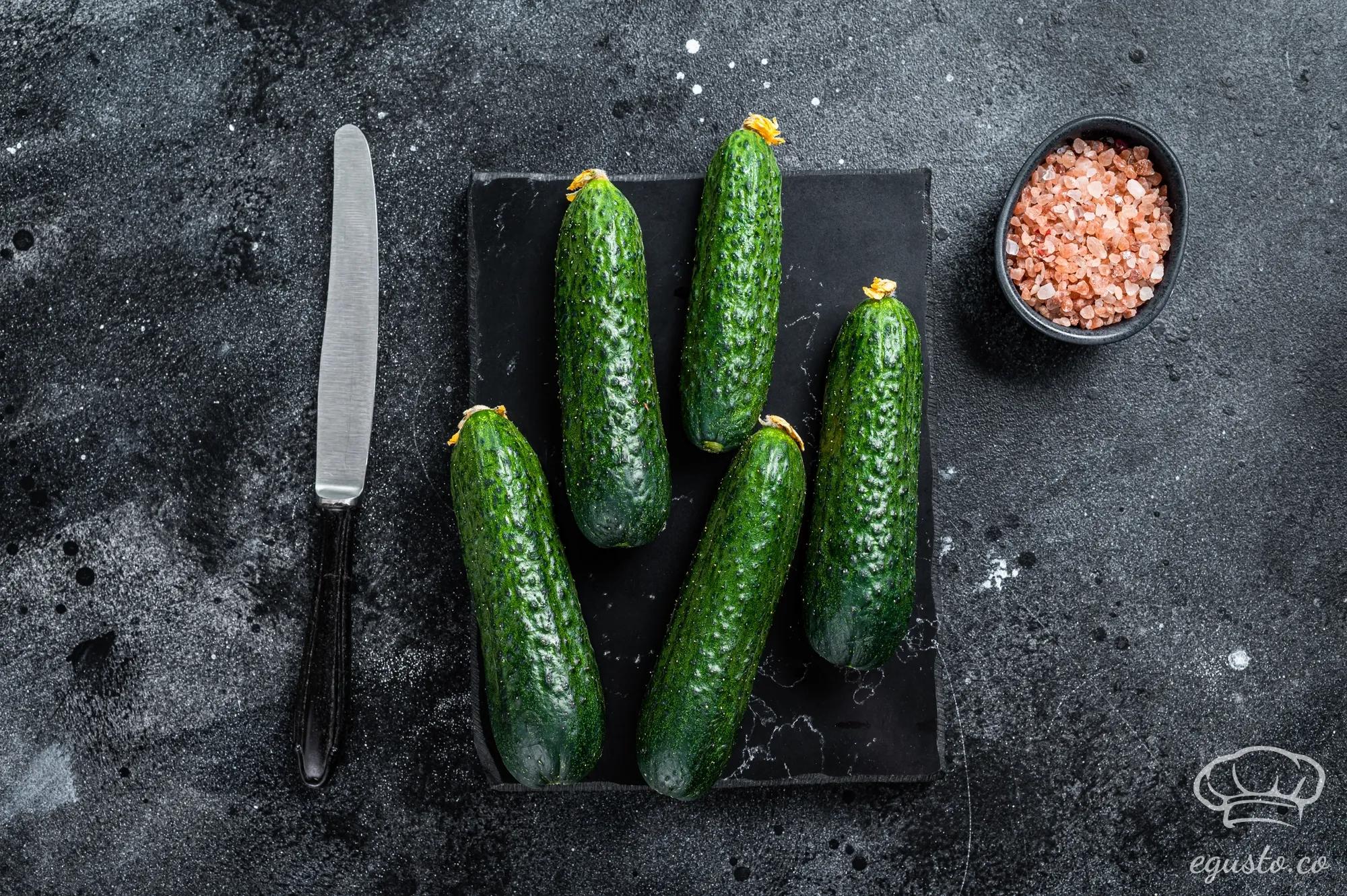 Image for: Elegant Brown Butter Braised Cucumbers with Pine Nuts and Coarse Salt