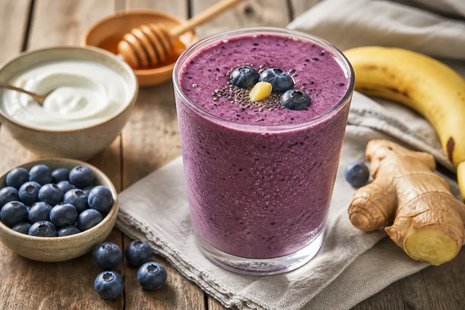 Image for: Blueberry & Ginger Smoothie