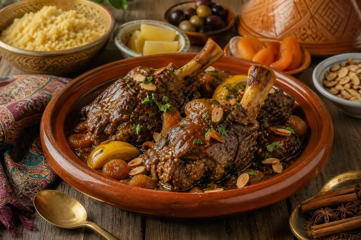Image for: Exquisite Lamb Shanks with Moroccan Flair
