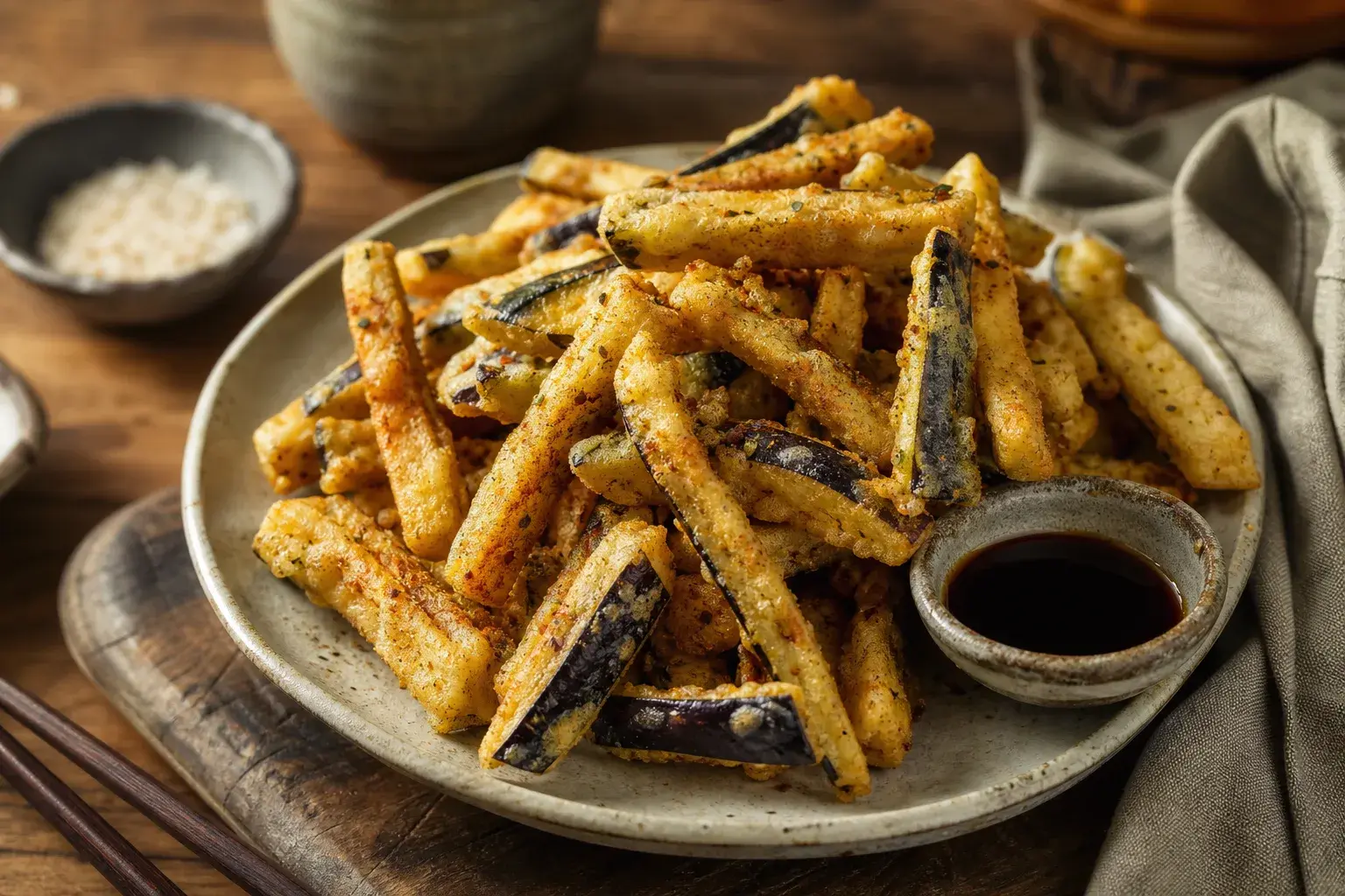 Image for: Eggplant Tempura Fries