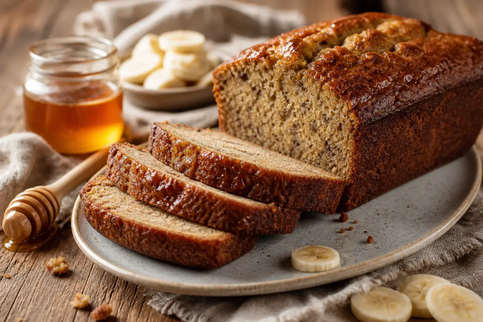 Image for: Chef's Special Banana Bread with Honey