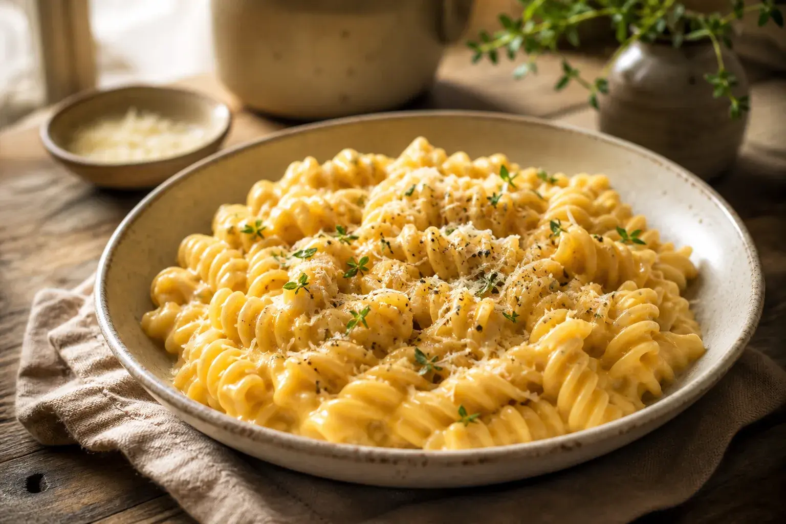 Image for: Creamy Cheesy Rotini Pasta