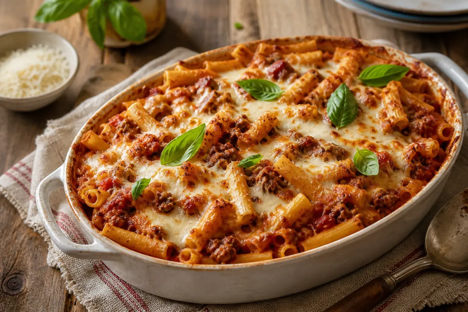 Image for: Meaty Baked Ziti