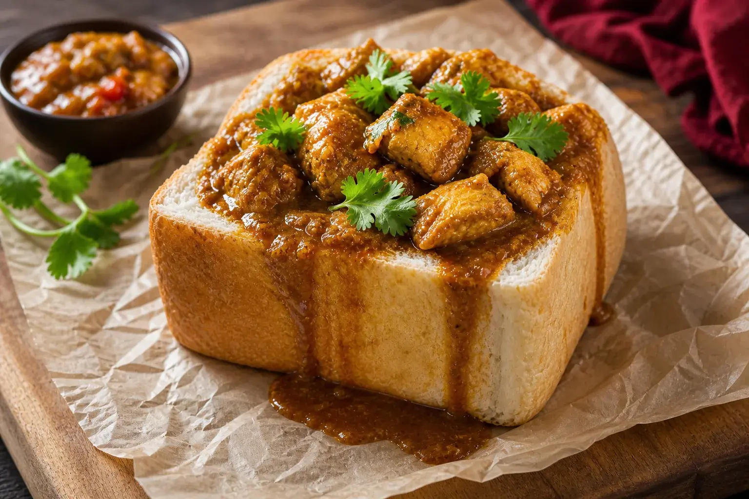 Image for: Exotic Chicken Bunny Chow
