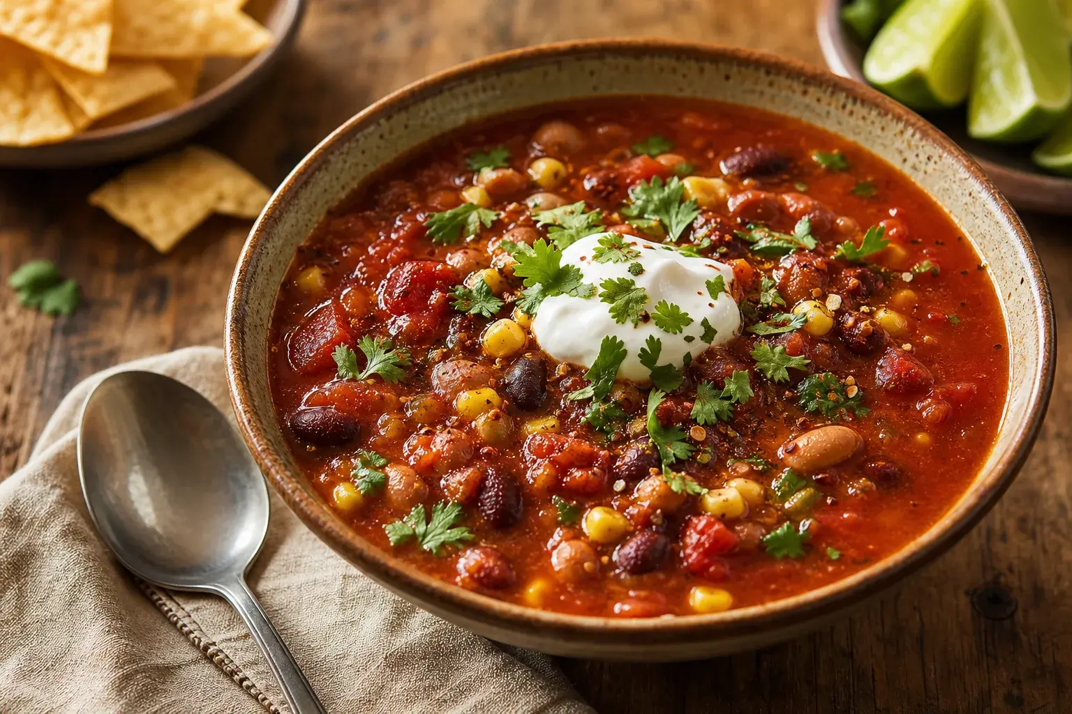 Image for: Spicy Taco Bean Soup