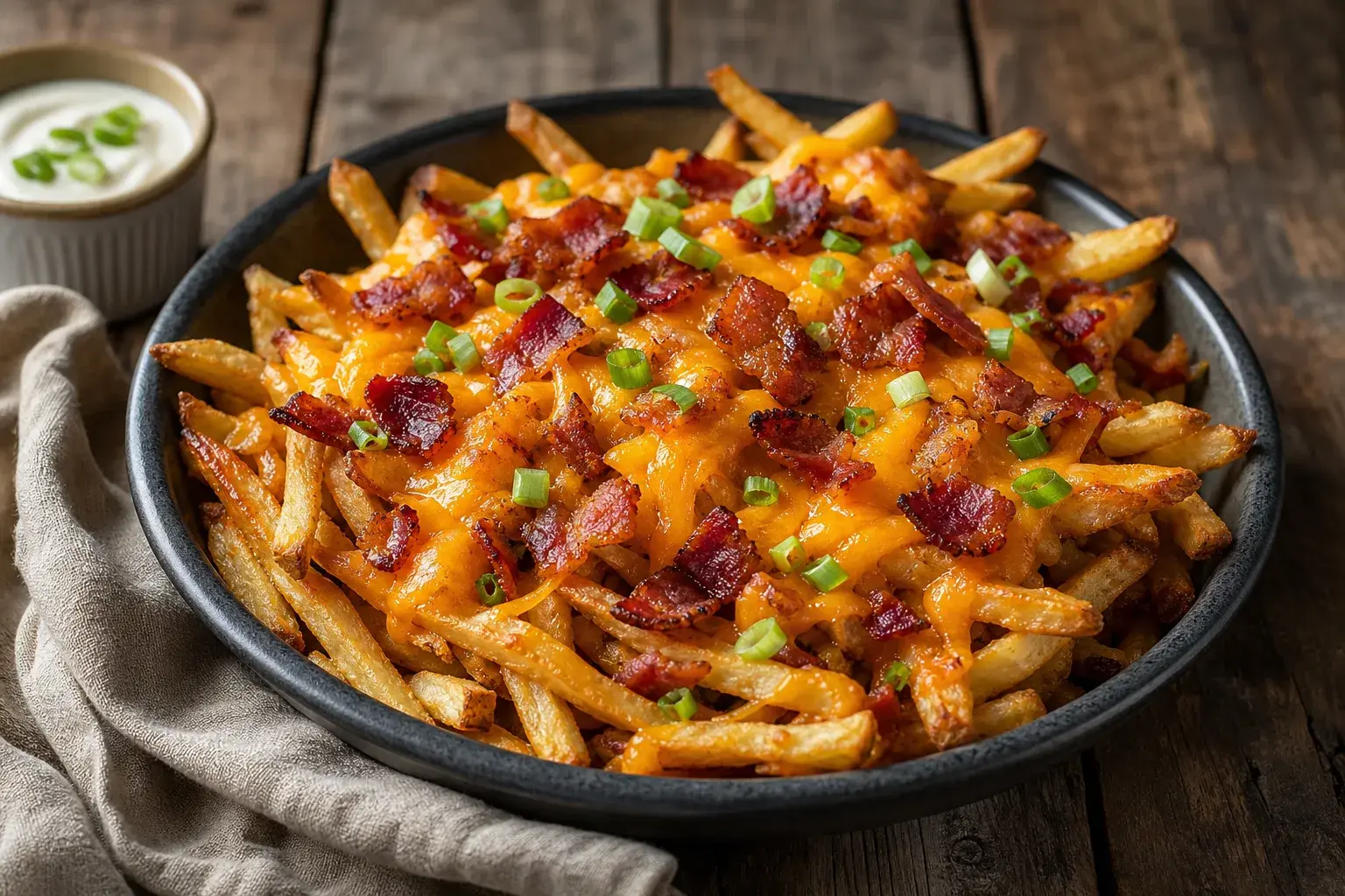Image for: Gourmet Bacon and Cheese Loaded Fries