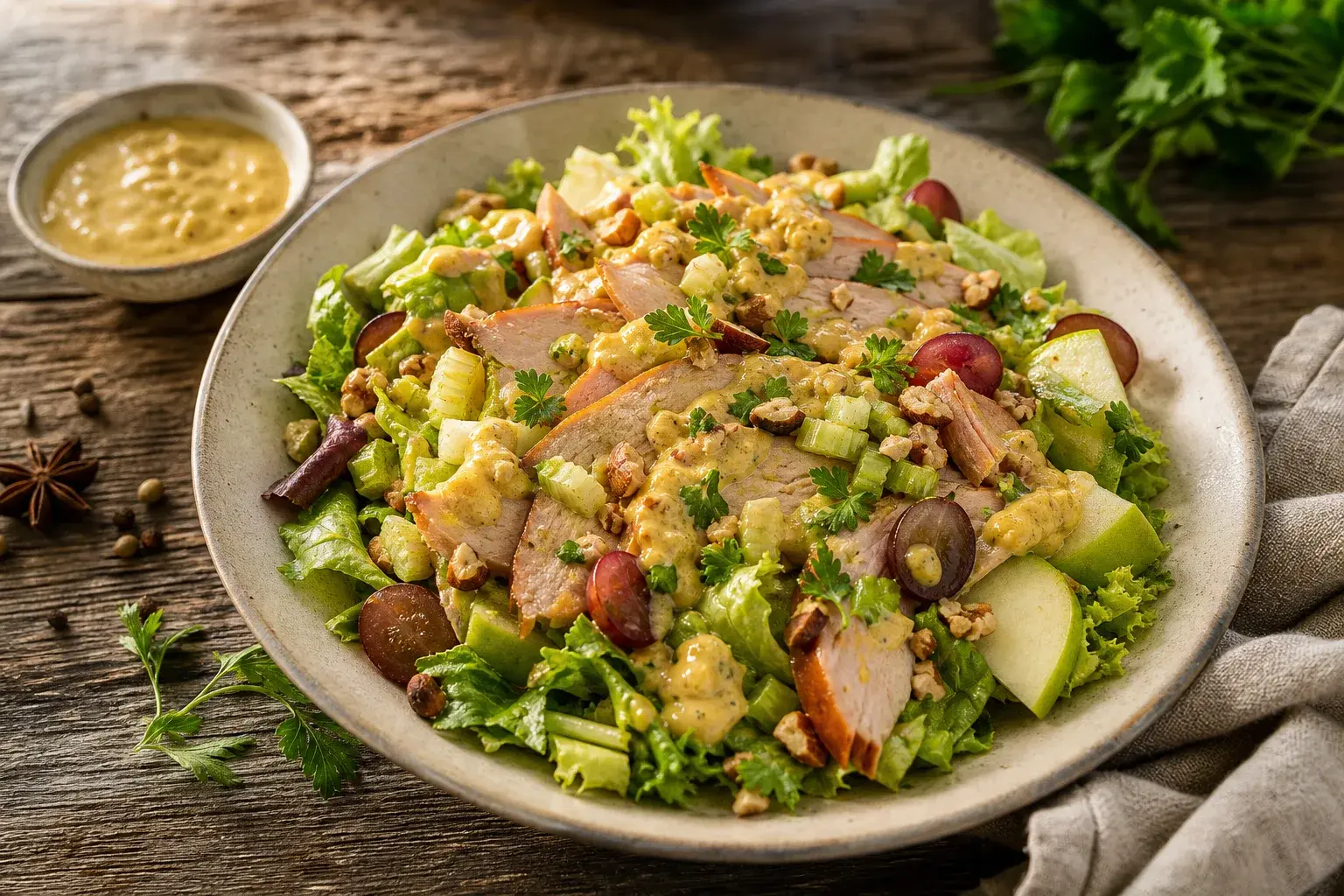 Image for: Exquisite Curried Smoked Turkey Salad