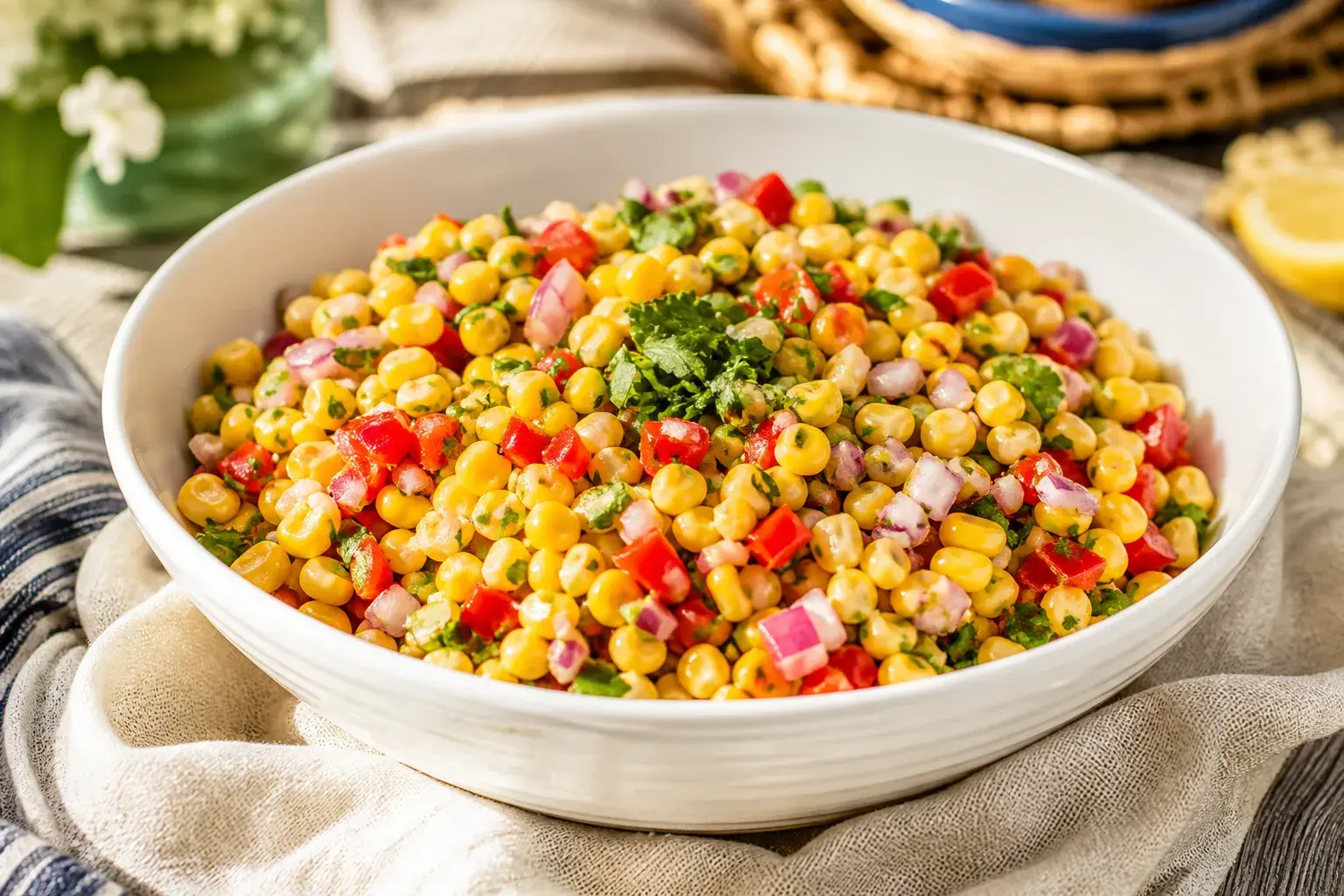 Image for: Colorful Corn Confetti Salad by Ina Garten from Back to Basics