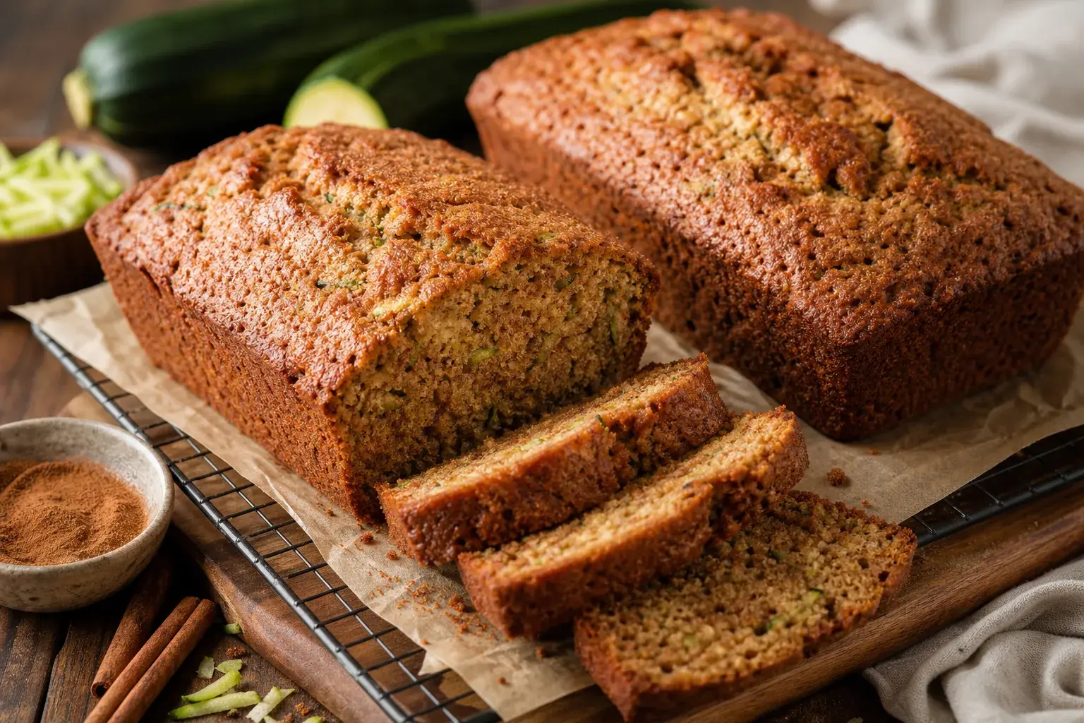Image for: Vegan Cinnamon Zucchini Bread