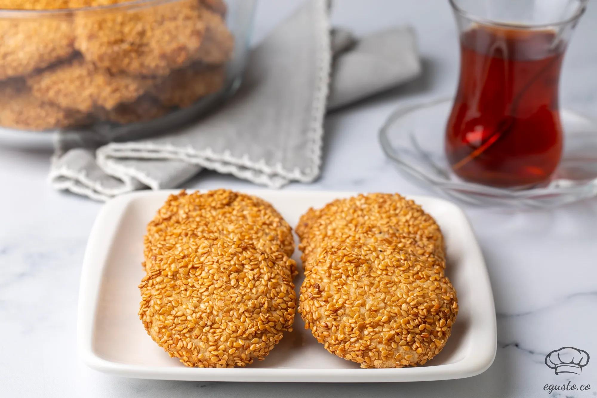 Image for: Crunchy Sesame Honey Cookies