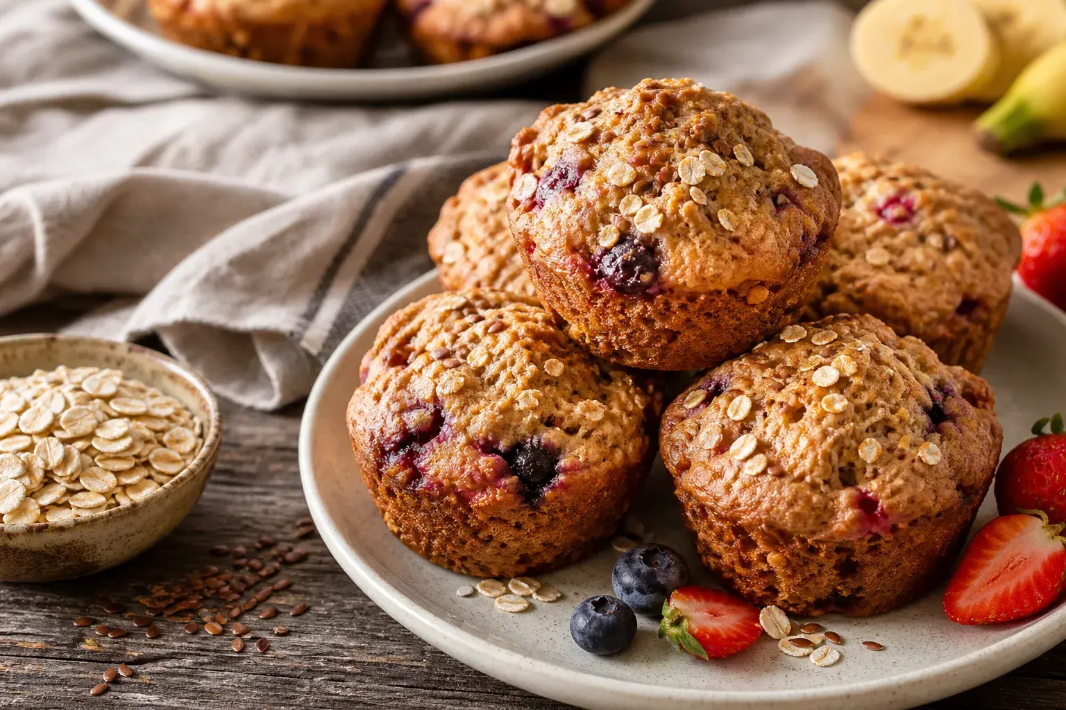 Image for: Wholesome Whole Grain Muffins