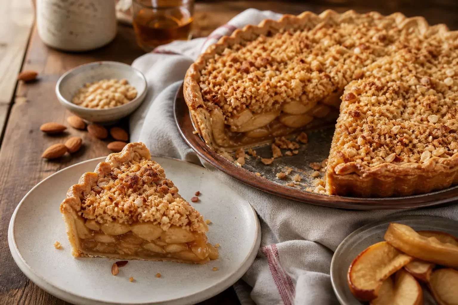 Image for: Apple Pie with Rum and Almonds