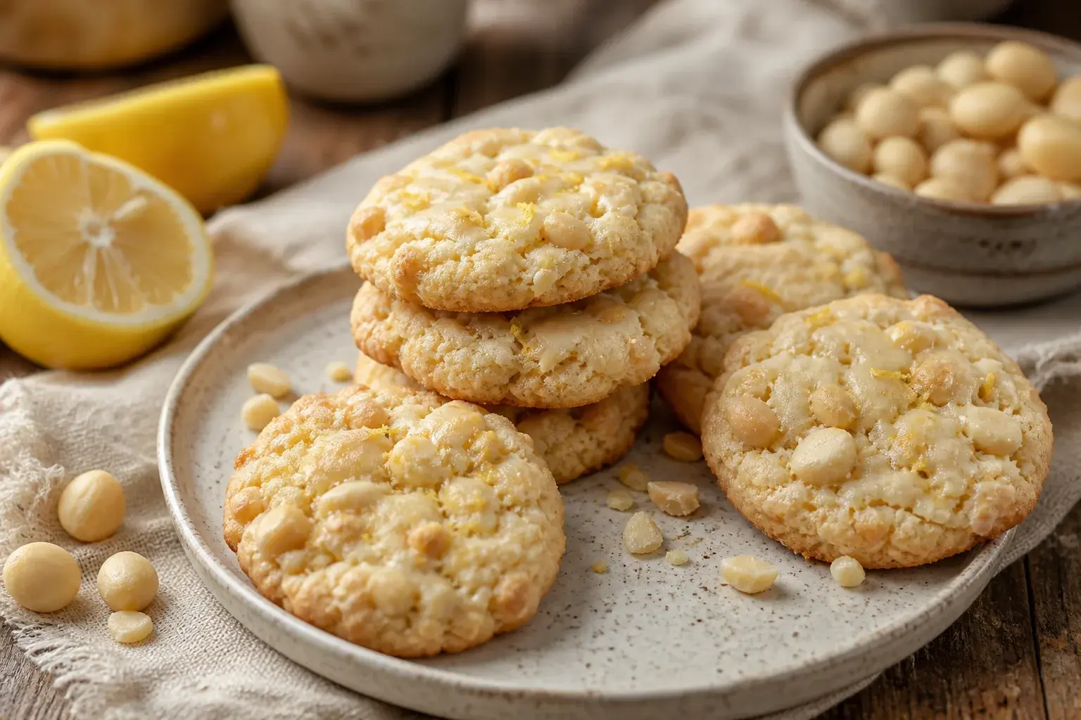 Image for: Lemon Macadamia Cookies by Mrs. Field