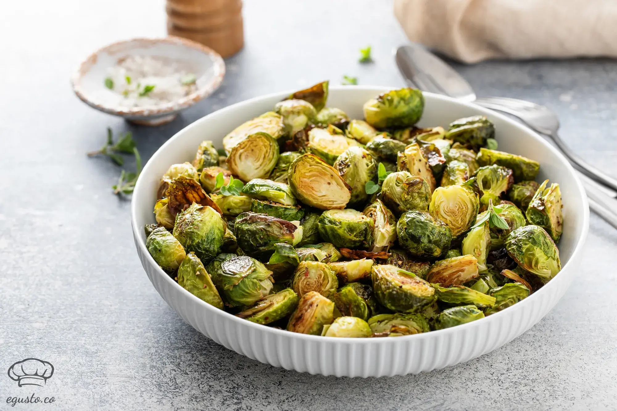 Image for: Sautéed Brussels Sprouts with Garlic and Parmesan