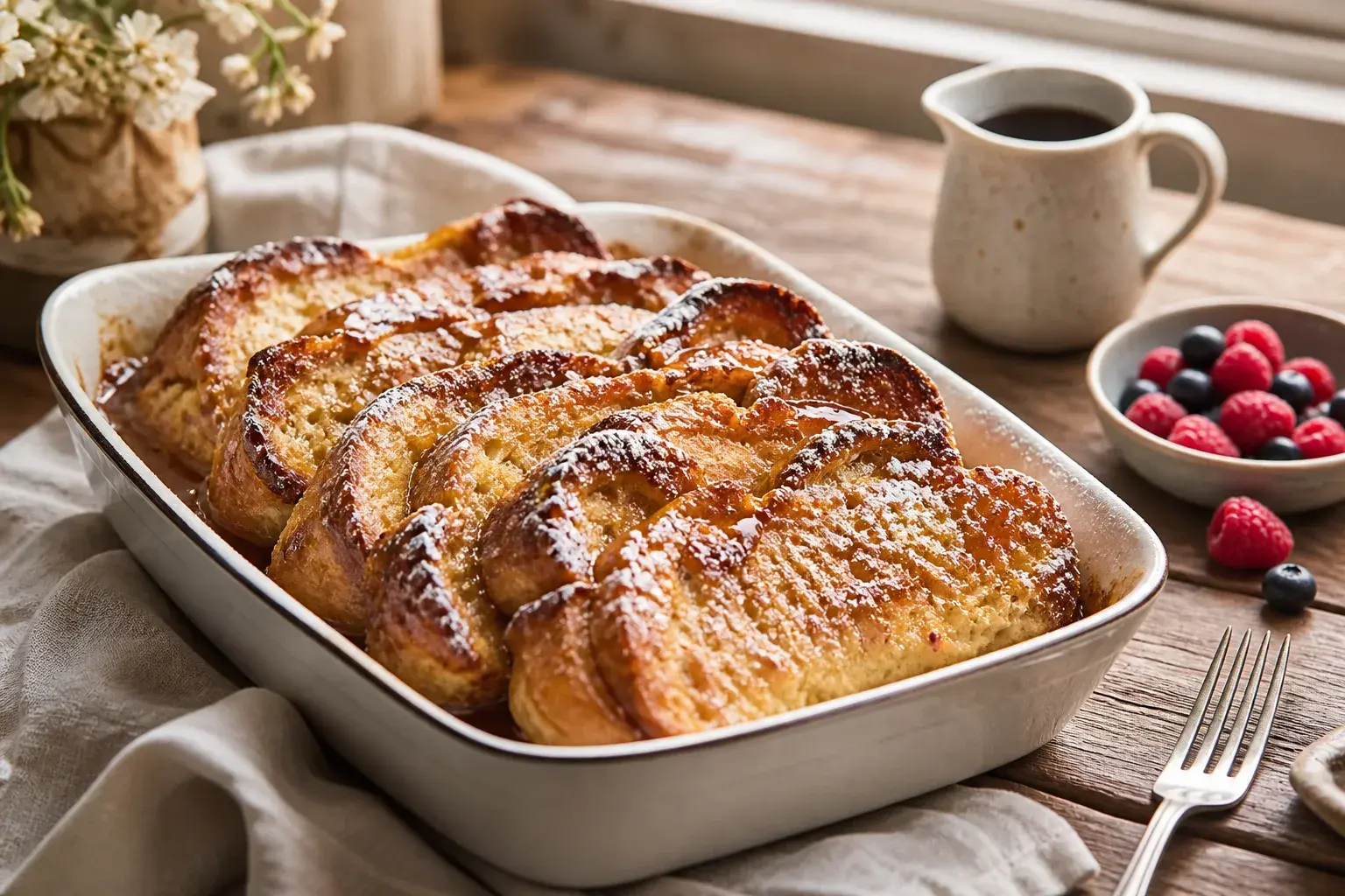 Image for recipe: Decadent Baked French Toast