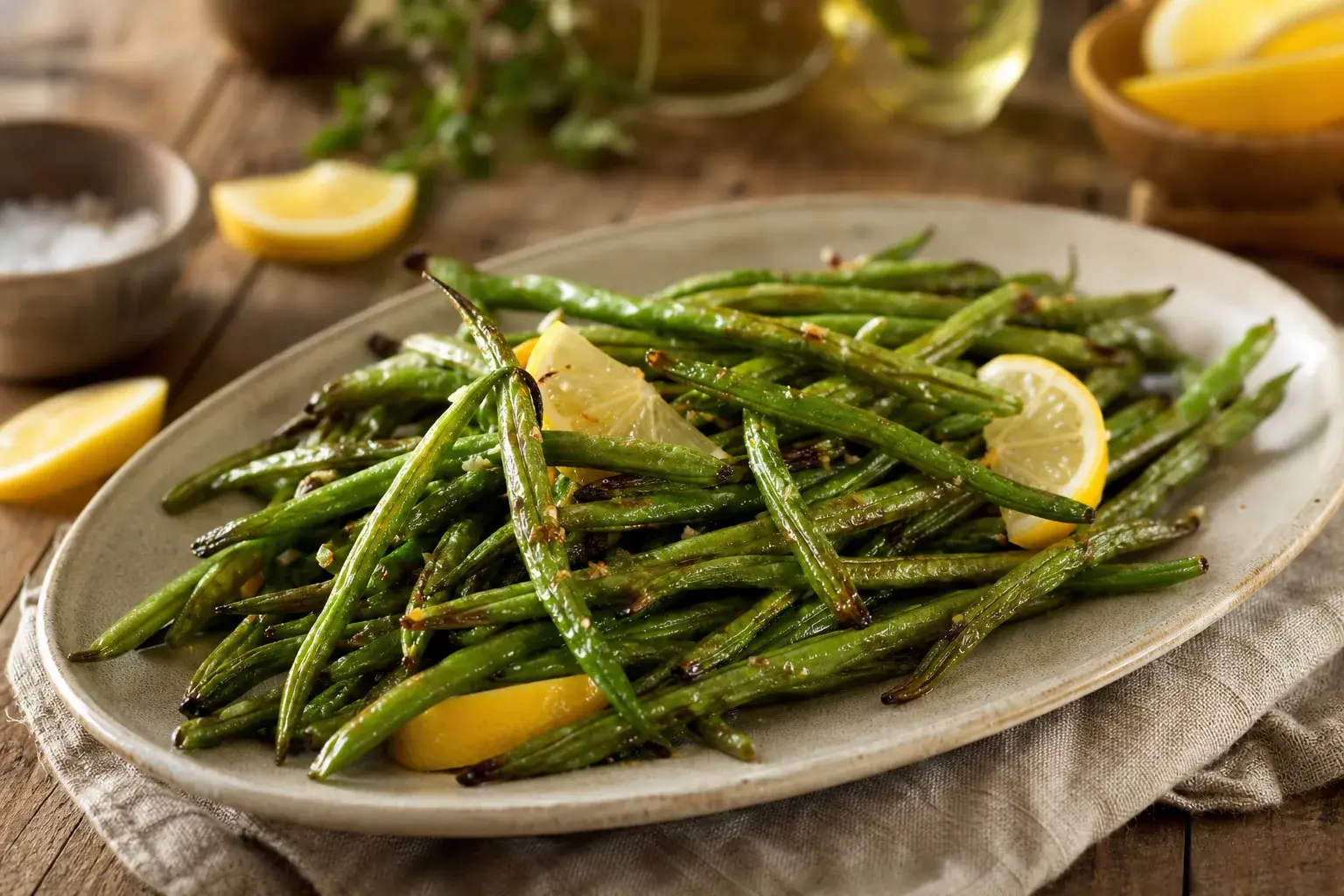 Image for: Anne's Exquisite Roasted Green Beans