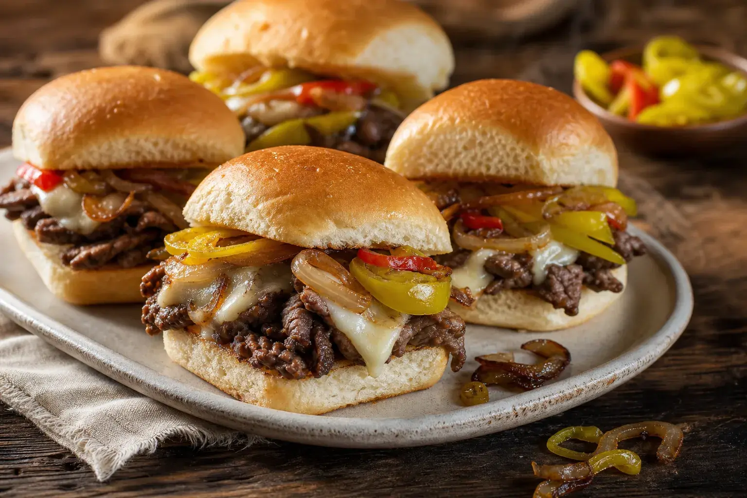 Image for: Philly Cheesesteak Sliders