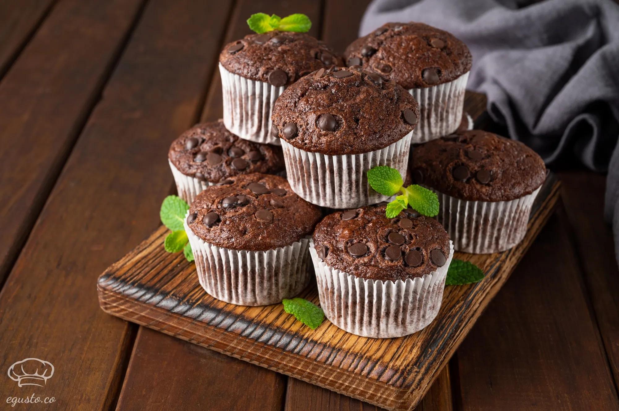 Image for: Decadent Double Chocolate Nut Muffins