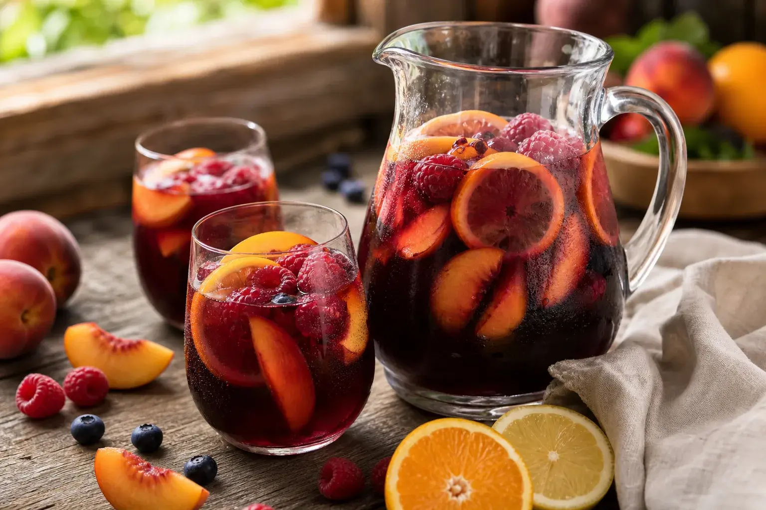 Image for: Raspberry Peach Red Sangria