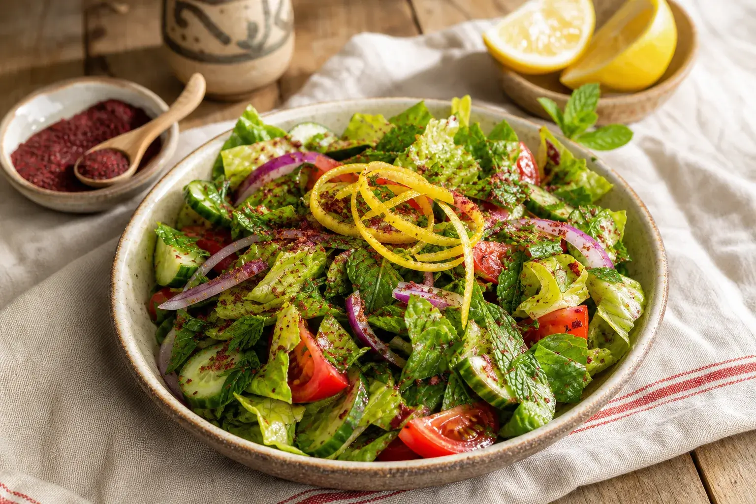 Image for: Sumac Salad with Lemon Twist