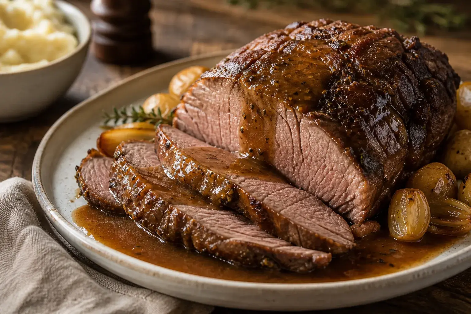 Image for: Slow-Roasted Rump Roast with Savory Gravy