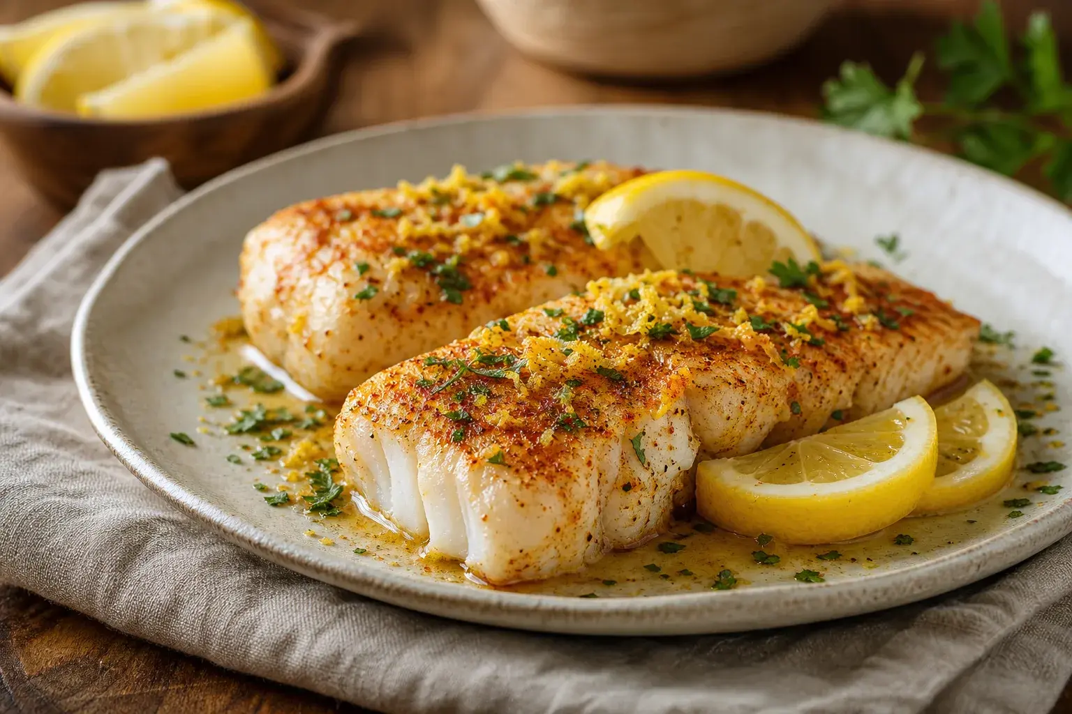 Image for: Flavorful Baked Cod with Citrus Zest