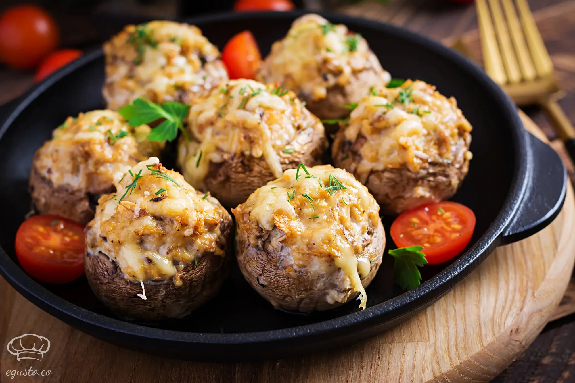 Image for: Mediterranean Stuffed Mushrooms