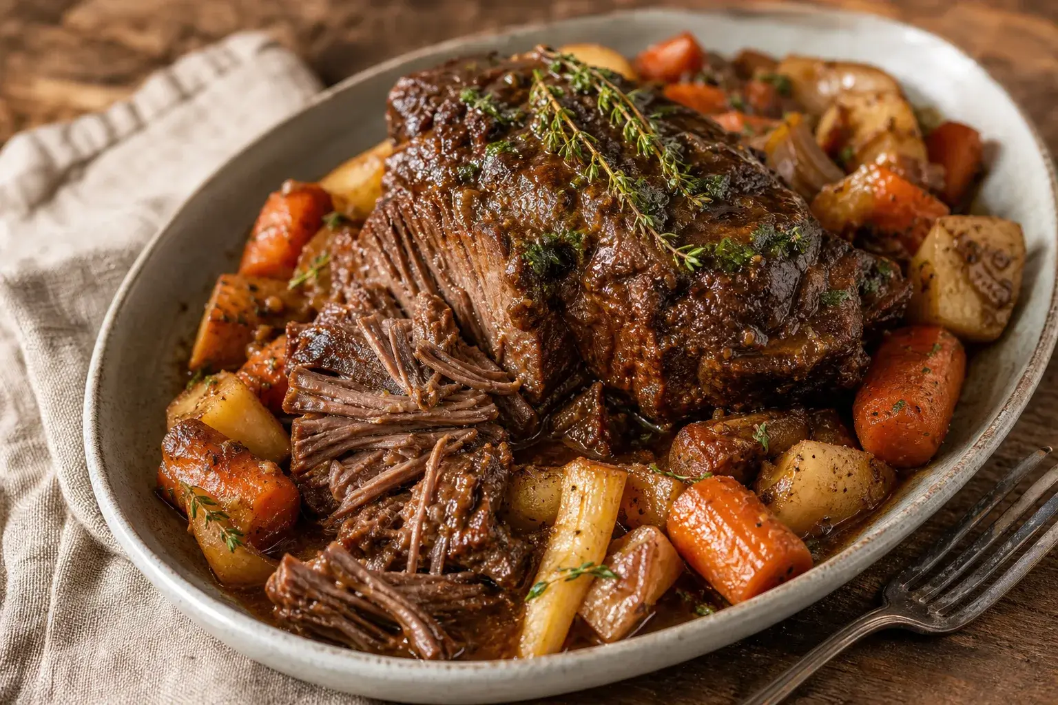 Image for: Savory Chuck Roast with Root Vegetables