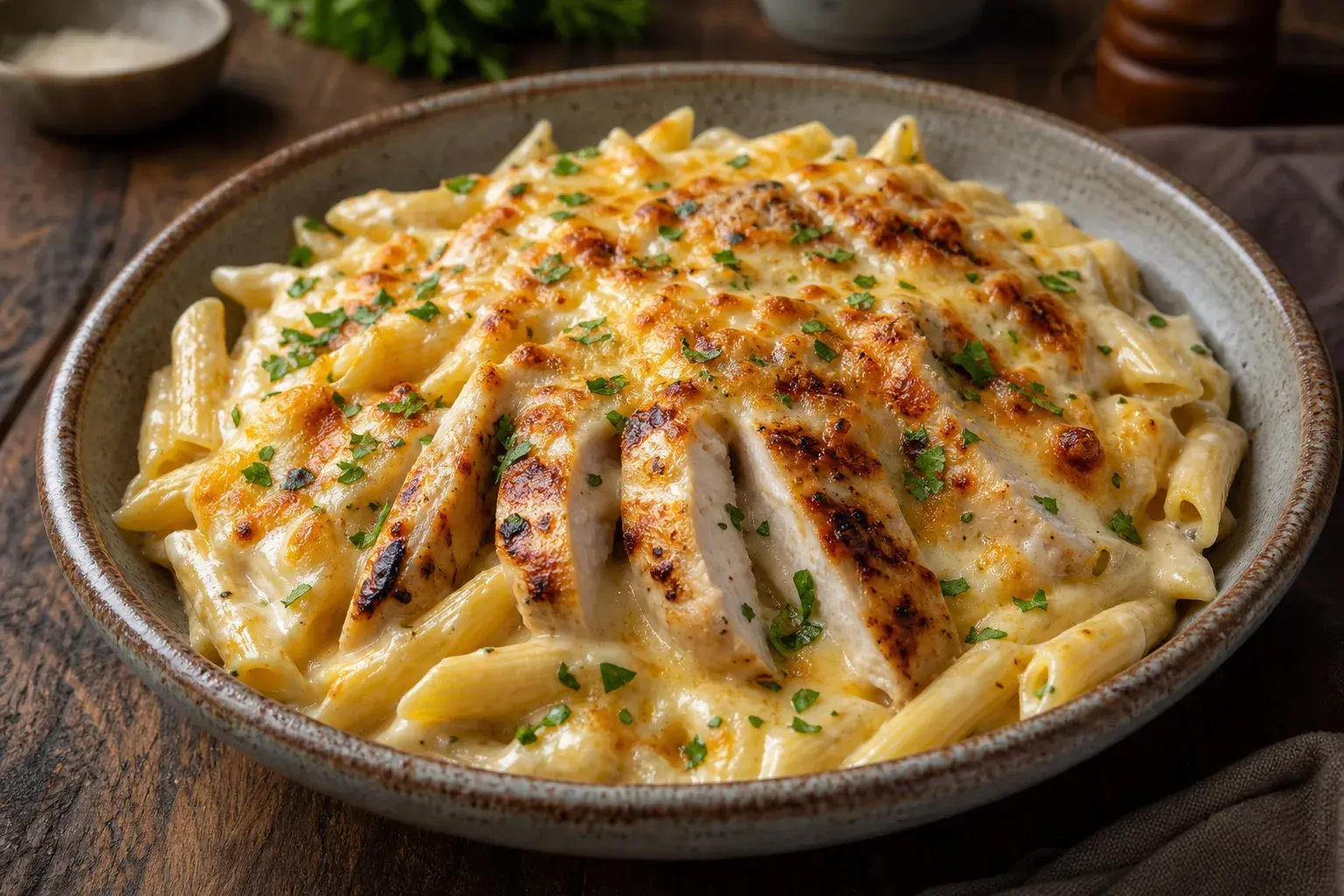 Image for: Three Cheese Chicken Penne like the Applebee's Style